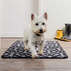 Pet Rebellion Stop Muddy Paws Victorian Tile Carpet Runner Online