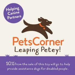 Pets Corner Leaping Petey Charity Dog Toy Discount