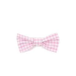 Portabello Pup Pink Gingham Cat Bow Tie Best
