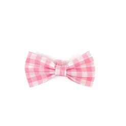 Portabello Pup Pink Gingham Cat Bow Tie Best