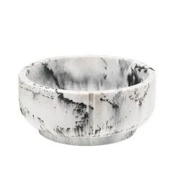 Pino Classic Dog Bowl Marbled Dolphin Grey New