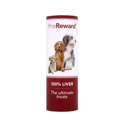 Pro Reward Liver Dog Treats 60g New