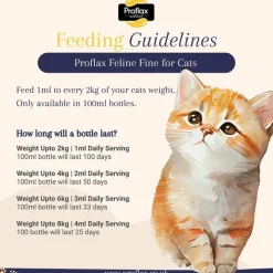 Proflax Feline Fine Cat Supplement 100ml Online