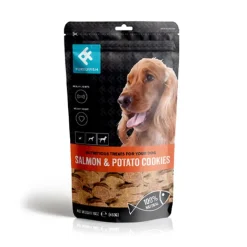 Purely Fish Salmon & Potato Dog Treats 100g Hot