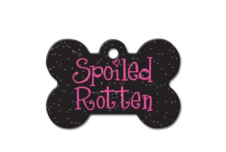 Quick Tag Bone Spoilt Rotten Large ID Tag Clearance