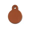 Quick Tag Circle Bronze Small ID Tag New