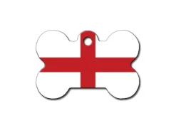 Quick Tag England Flag Bone ID Tag Sale