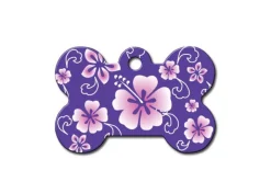 Quick Tag Floral Bone ID Tag Fashion