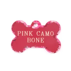 Quick Tag Pink Camo Bone ID Tag Online