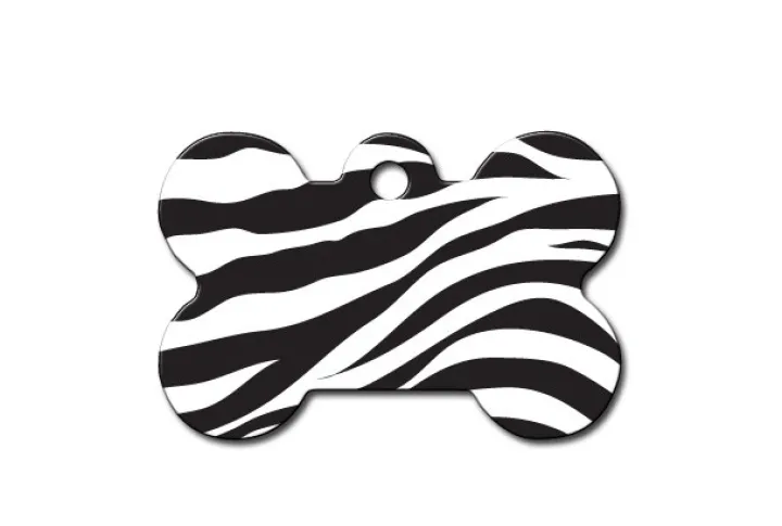 Quick Tag Zebra Print Bone Online