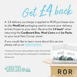 ROR Frozen Duck & Turkey Complete Raw Dog Food Fashion