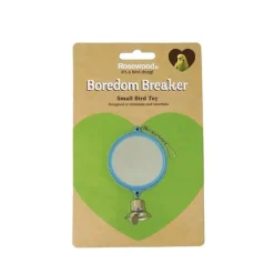 Rosewood Budgie/Canary Mirror with Bell Toy Best