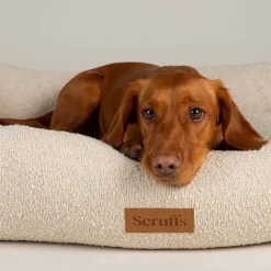 Scruffs Boucle Box Bed Ivory Discount