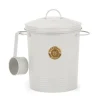 Scruffs Cantina 4L Steel Storage Treat Tin Set & Scoop Light Grey Online