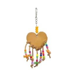 Sky Leather Heart Bird Toy Discount