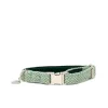 Stocky & Dee Dog Collar Green & Dove Fashion