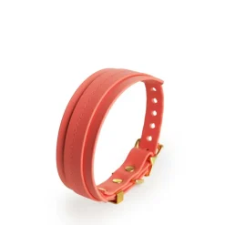 Storeys & Tails All Weather Sight Hound Dog Collar Coral Small Fashion