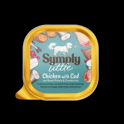 Symply Little Fresh Chicken & Cod Wet Dog Food 100g New