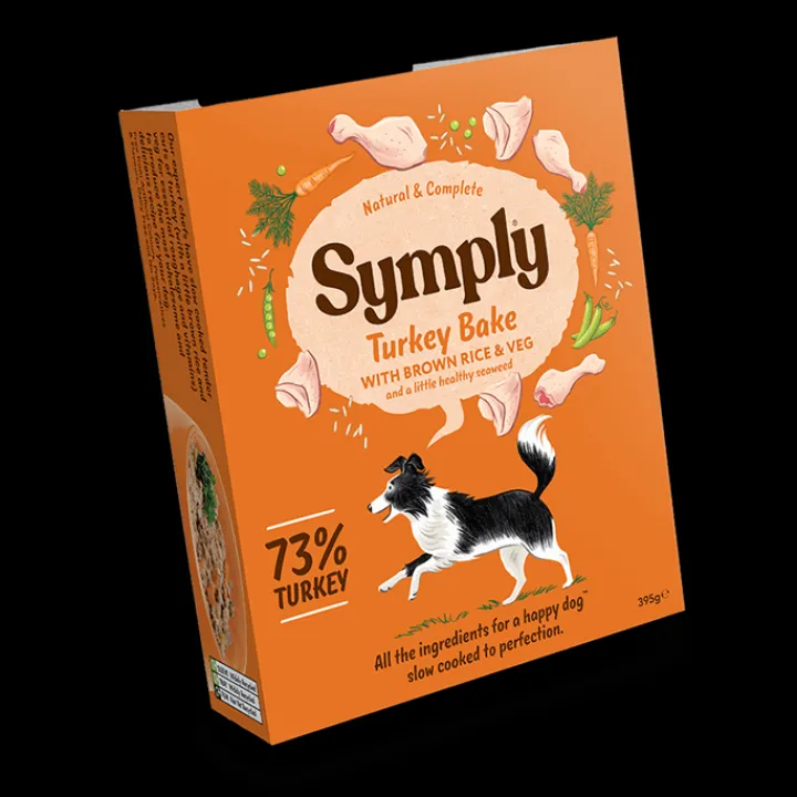 Symply Turkey Bake Adult Wet Dog Food 395g Hot