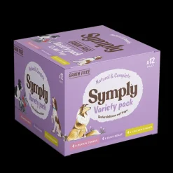 Symply Variety Pack Grain Free Wet Dog Food 395g x 12 Online