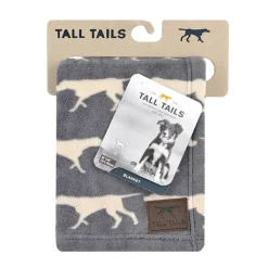Tall Tails Charcoal Pet Fleece Blanket Medium Outlet