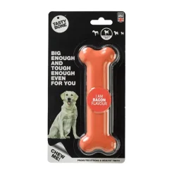 TastyBone Bacon Bone Dog Chew Large New