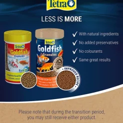 Tetra Goldfish Granules Fish Food 32g New