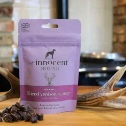 The Innocent Hound Sliced Venison Dog Treats 70g Online