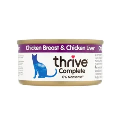 Thrive Cat 100% Chicken & Liver Wet Cat Food 75g Fashion