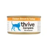 Thrive Cat 100% Chicken & Turkey Wet Cat Food 75g Clearance