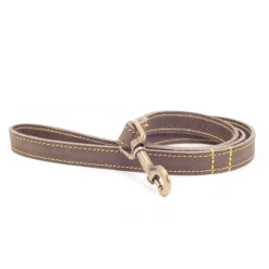Ancol Timberwolf Leather Dog Lead Sable 1m Online