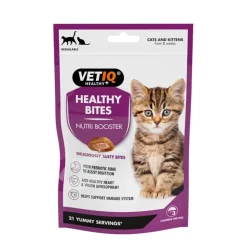 Mark & Chappell VetIQ Healthy Bites Nutri Booster Kitten Treat 65g Hot