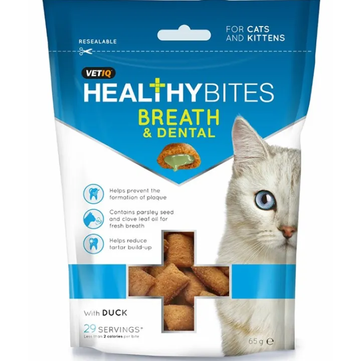 Mark & Chappell VetIQ Healthy Treats Cat Denti-Care 70g Sale