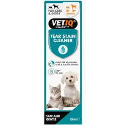 Mark & Chappell VetIQ Tear Stain Cleaner 100ml New
