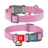 WAUDOG Re-Cotton Dog Collar Pink Fashion