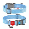 WAUDOG Re-Cotton Dog Collar Blue Clearance
