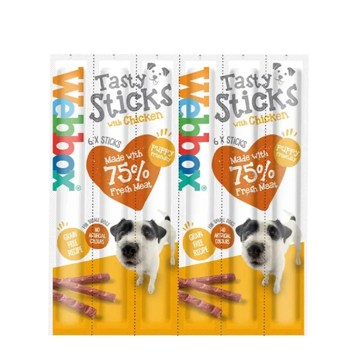 Webbox Delight Small Breed Sticks Chicken 32g Online