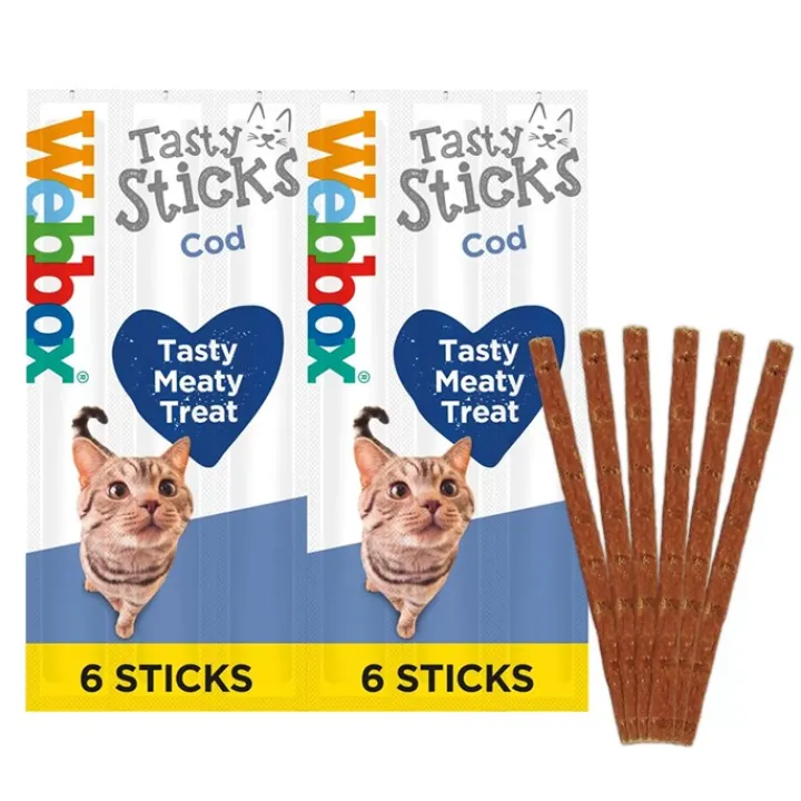 Webbox Delight Stick Cod Cat Treats 30g Fashion