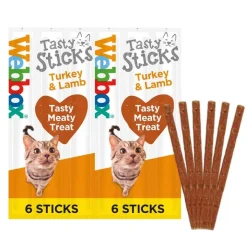 Webbox Delight Sticks Turkey & Lamb Cat Treats 32g Best