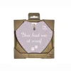 Magnet & Steel You Had Me At Woof Wood Heart Sign Best